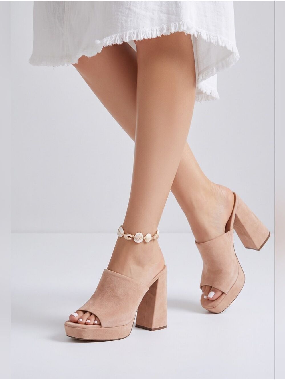FREE PEOPLE MARGO MULE - PEARL SAND